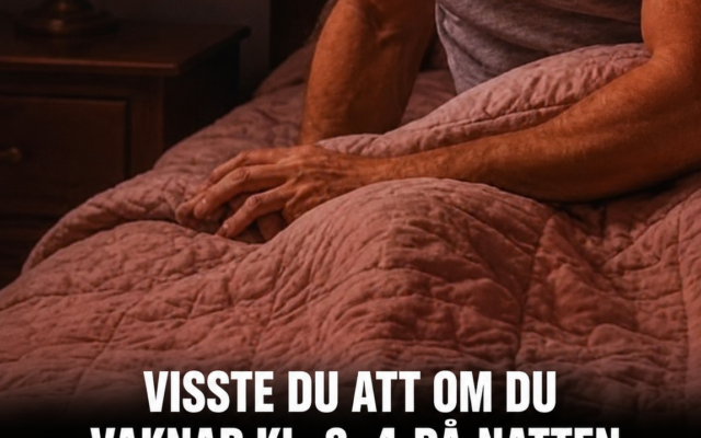 Vaknar du ofta mellan klockan 3 och 4? Det här kan ligga bakom